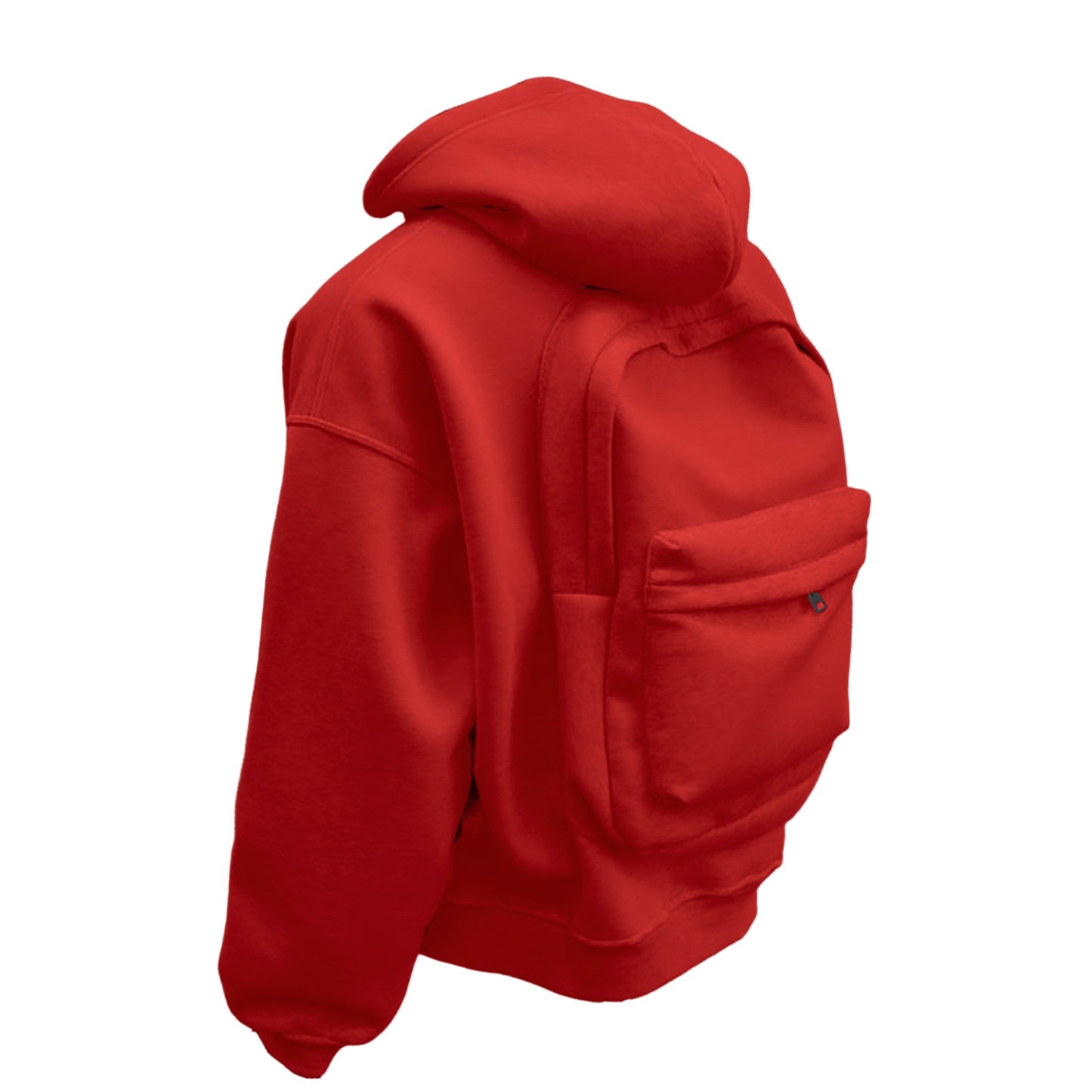Unisex Casual Fleece Lined Hooded Zipper Sweatshirt Jacket